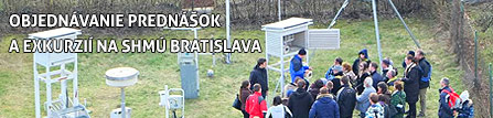 Objednávanie prednášok na SHMÚ Bratislava