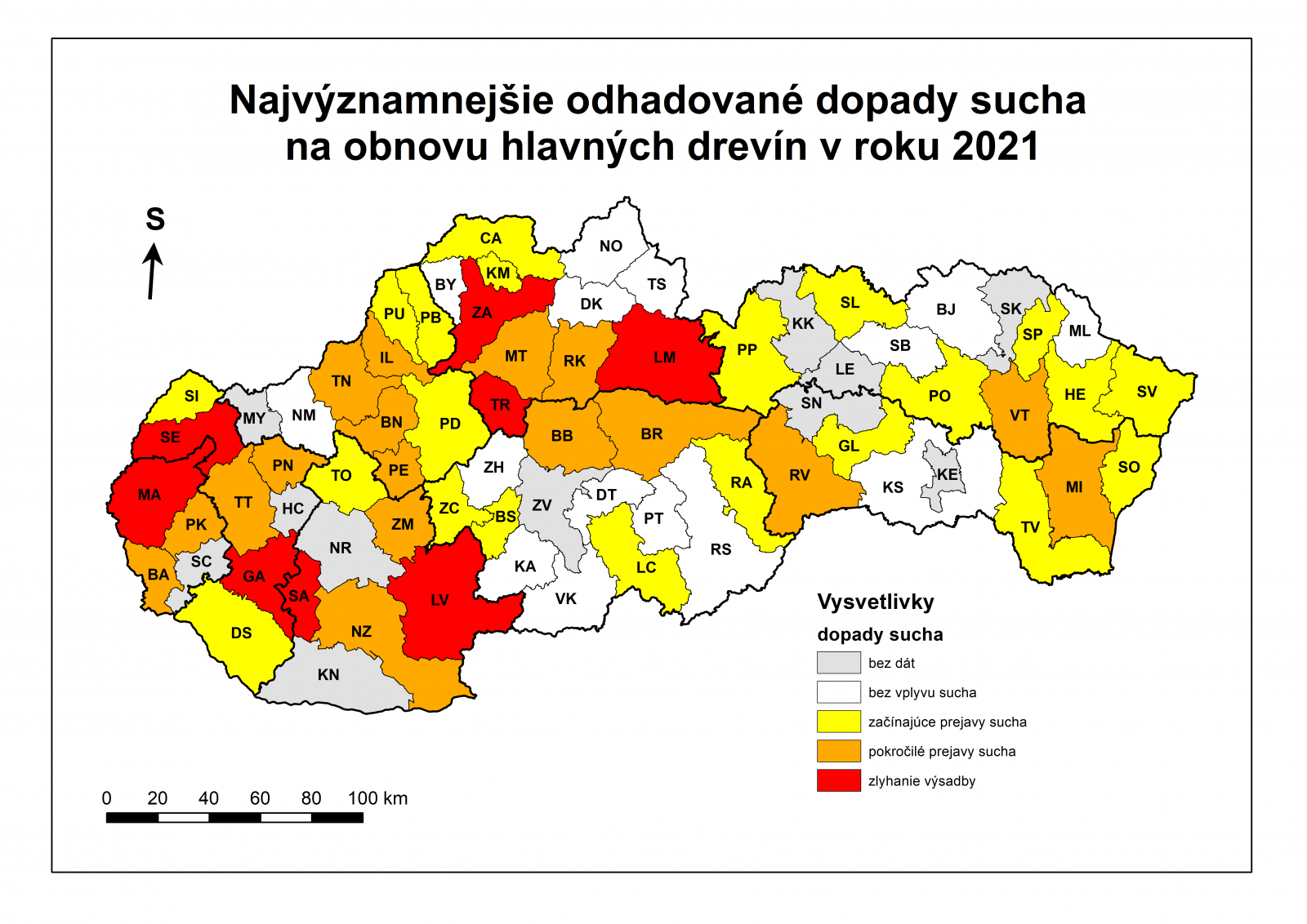 Zhodnotenie sucha na Slovensku za rok 2021