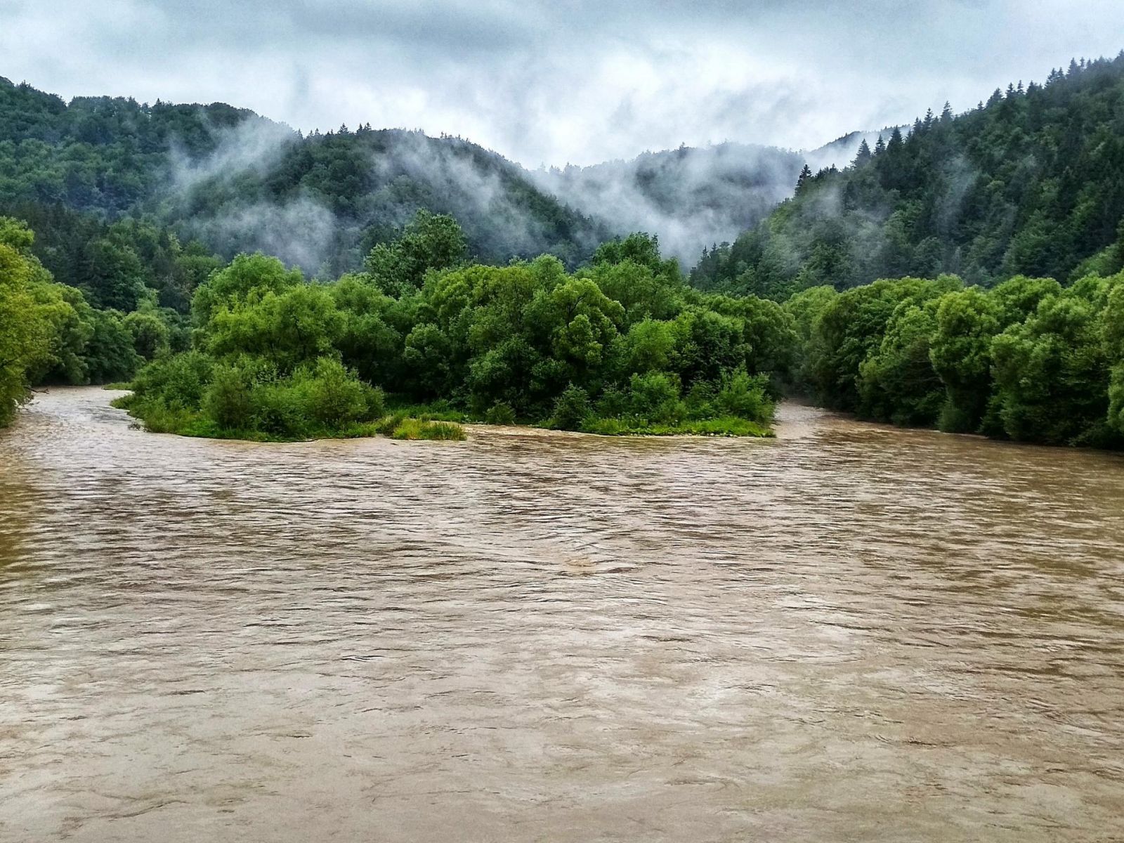 Povodeň v Dierovej (Orava, 19.7.2018)