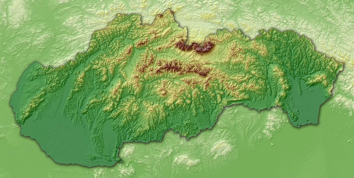 Mapa Slovenska